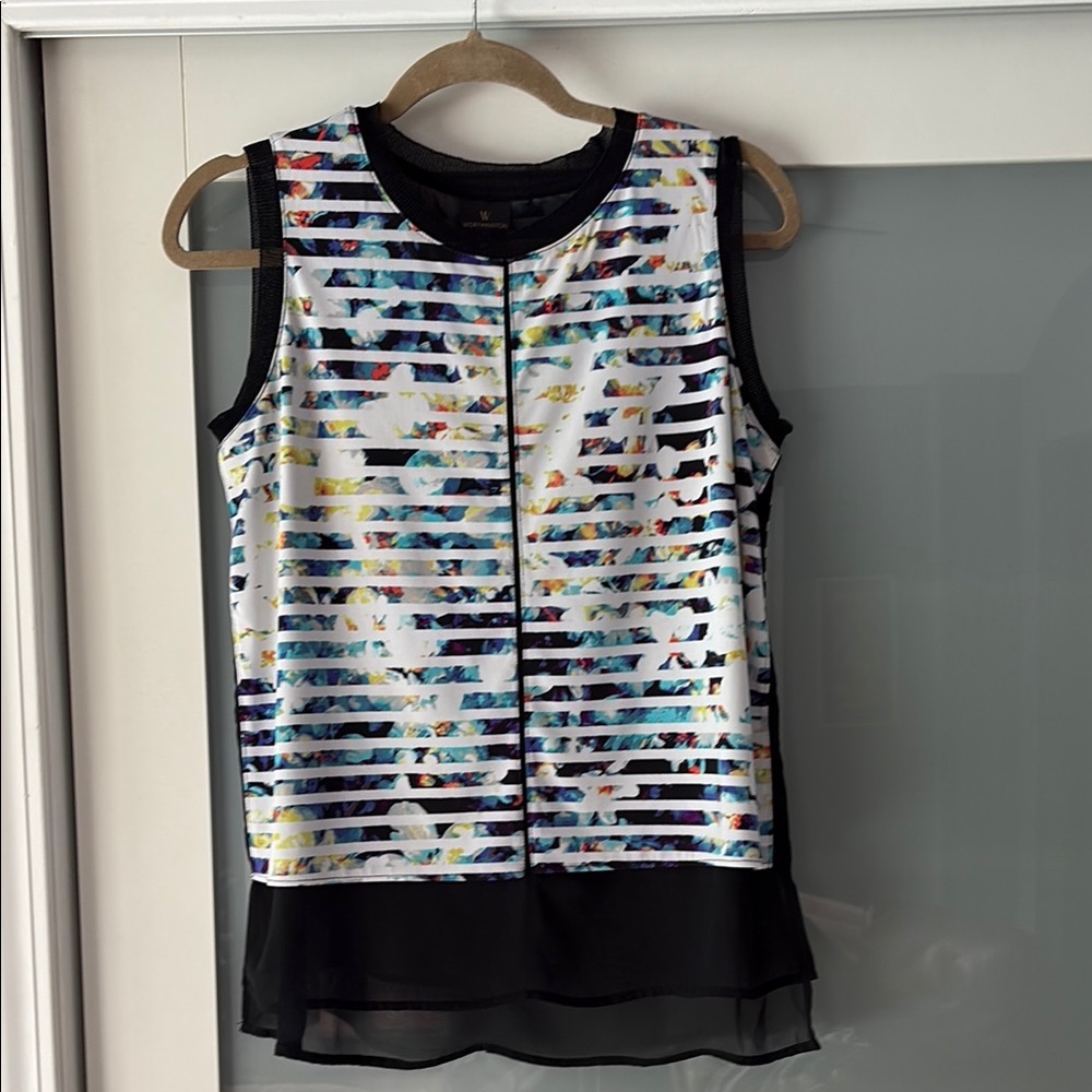 Worthington Black Blouse Elegant Top